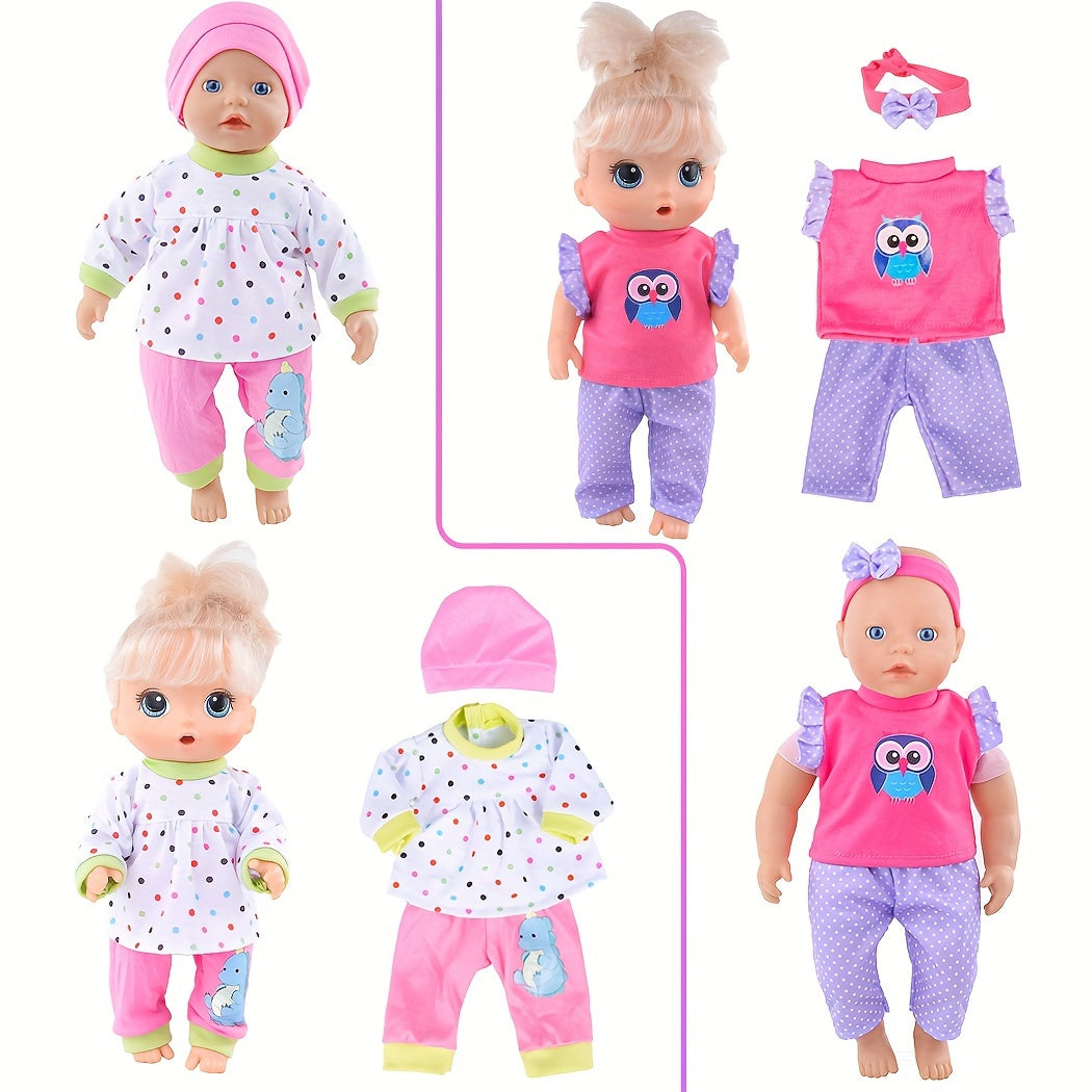 10 Sets of Clothes for 10-14 Inch Dolls, Dolls Not Included