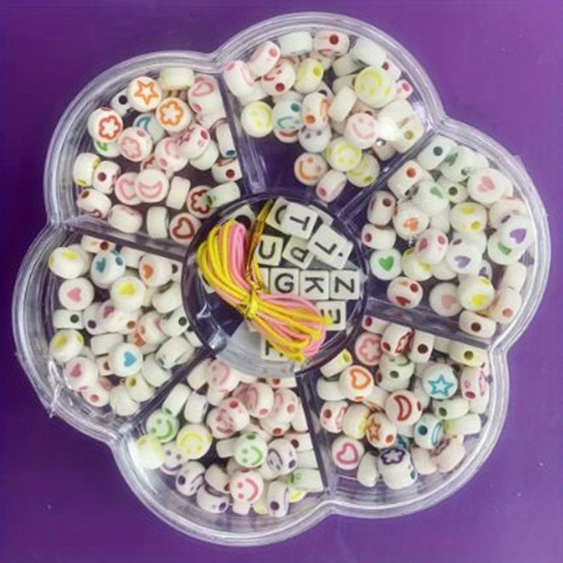 Kids Beaded Toys DIY Necklace Bracelet Plum Box Educational