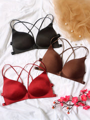 Wireless Front Buckle Push Up Bras for Women