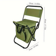 Fishing Chair With Cooler Bag Portable Lightweight Outdoor Chair For Fishing