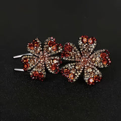 Retro Rhinestone Hair Claw Clip Non Slip Strong Hold Grip
