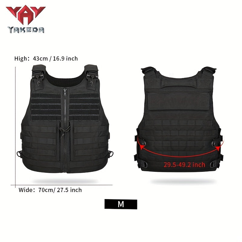 YAKEDA Quick Release Tank Top Vest 1000D Durable & MOLLE Extended System