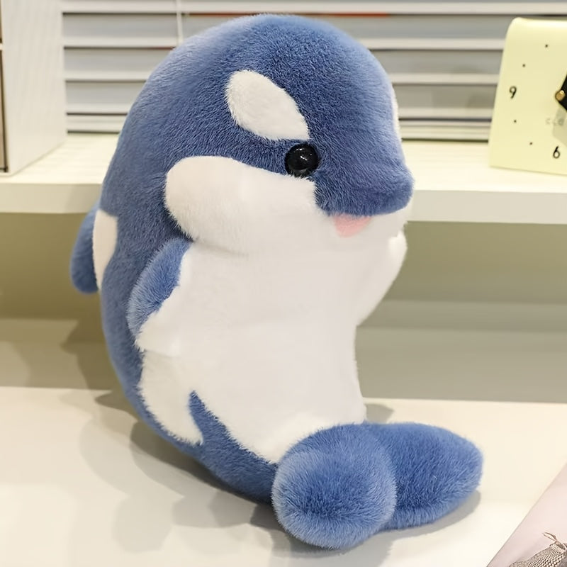 Smiling Whale Ocean Plush Toy Gift