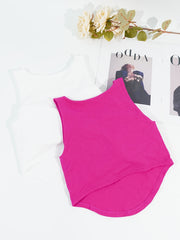 2pcs Square Neck Cami Tops Women's Lingerie