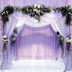 1pc Wedding Arch Draping Tulle Swag Decorations