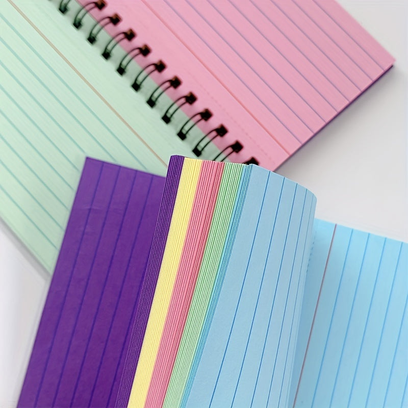 5-Line Tearable Coil Book Index Card Small Memo Pad Notebook