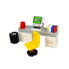 DIY Modern Home Furniture Small Building Blocks Scene Assembly Toy