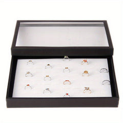 36 Holes Jewelry Box Transparent Earrings & Ring Storage