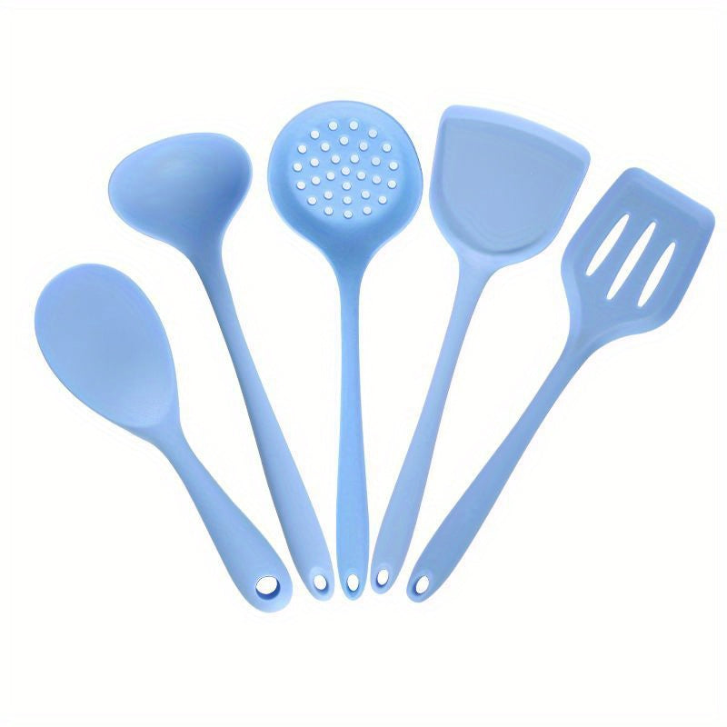 5pcs Silicone Kitchen Utensils Set - Essential Cooking Gadgets