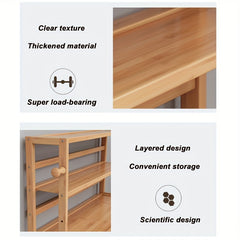 Stylish Student Desktop Bookshelf for Home Office Dormitory