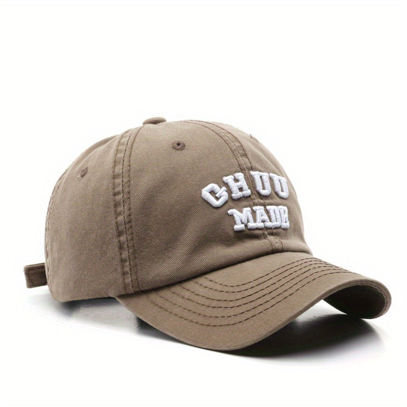 Wide Brim Baseball Cap Soft Peaked Hat Unisex