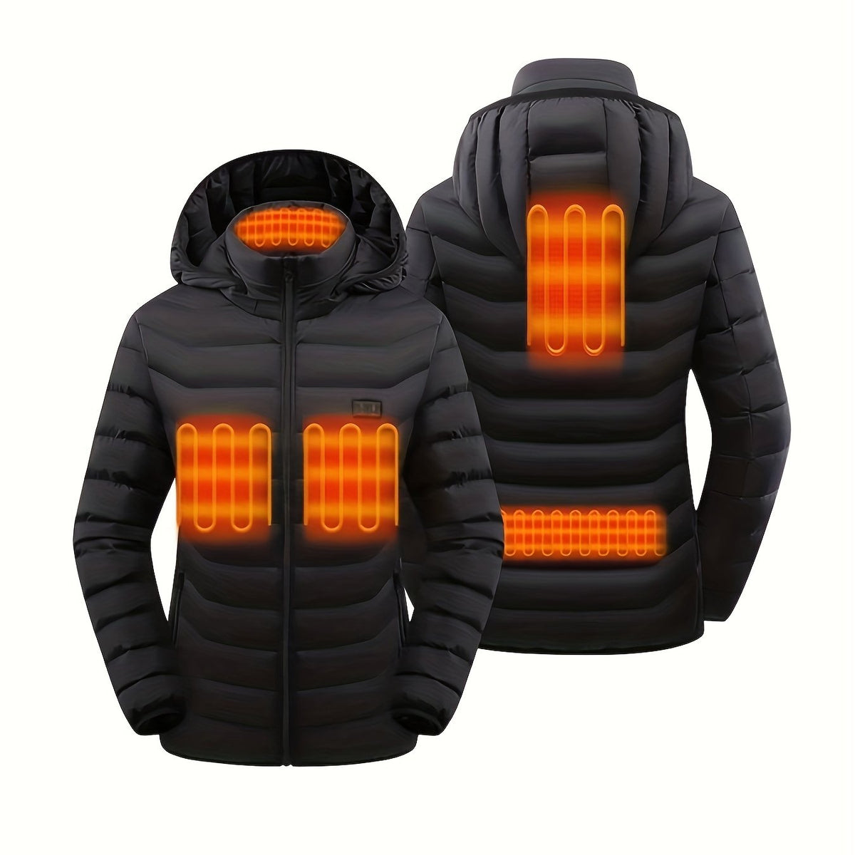 Women's Waterproof Warm Hooded Jacket for Outdoor Hiking