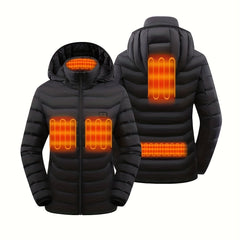 Women's Waterproof Warm Hooded Jacket for Outdoor Hiking