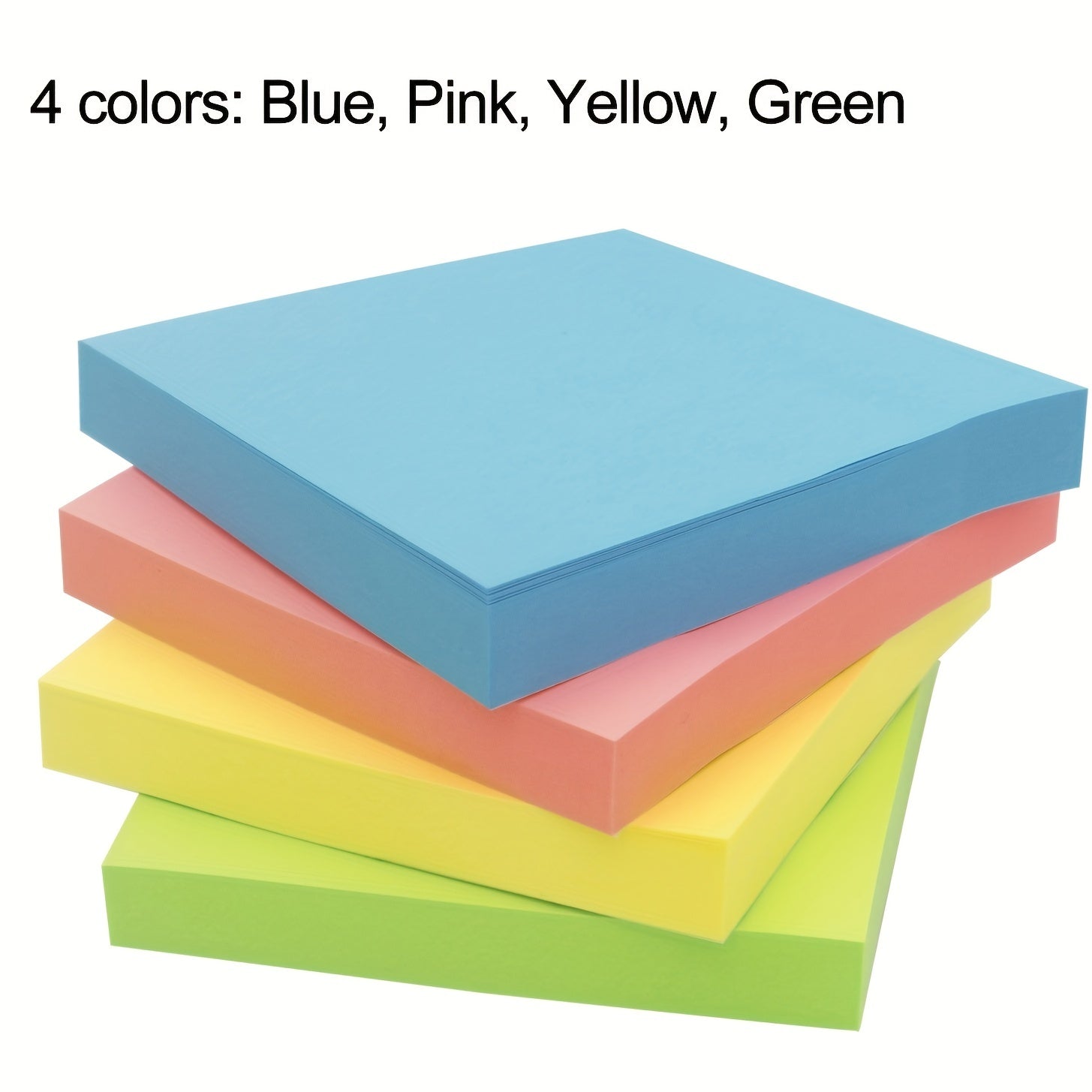 Sticky Notes 7.62x7 100 Sheets Self Stick Notes Easy Post Study Works Daily Life