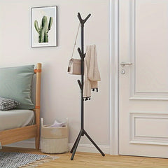 1pc Tree Coat Rack Stand Removable Clothes Hanging Storage Rack