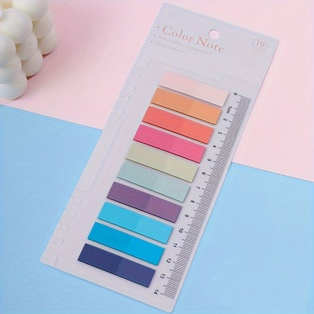 Convenience Colored Sticky Note Book Morandi Index Paper