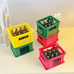Dollhouse 13pcs Beer Set w/ Frame & 12 Random Beers DIY Micro Supermarket Scene