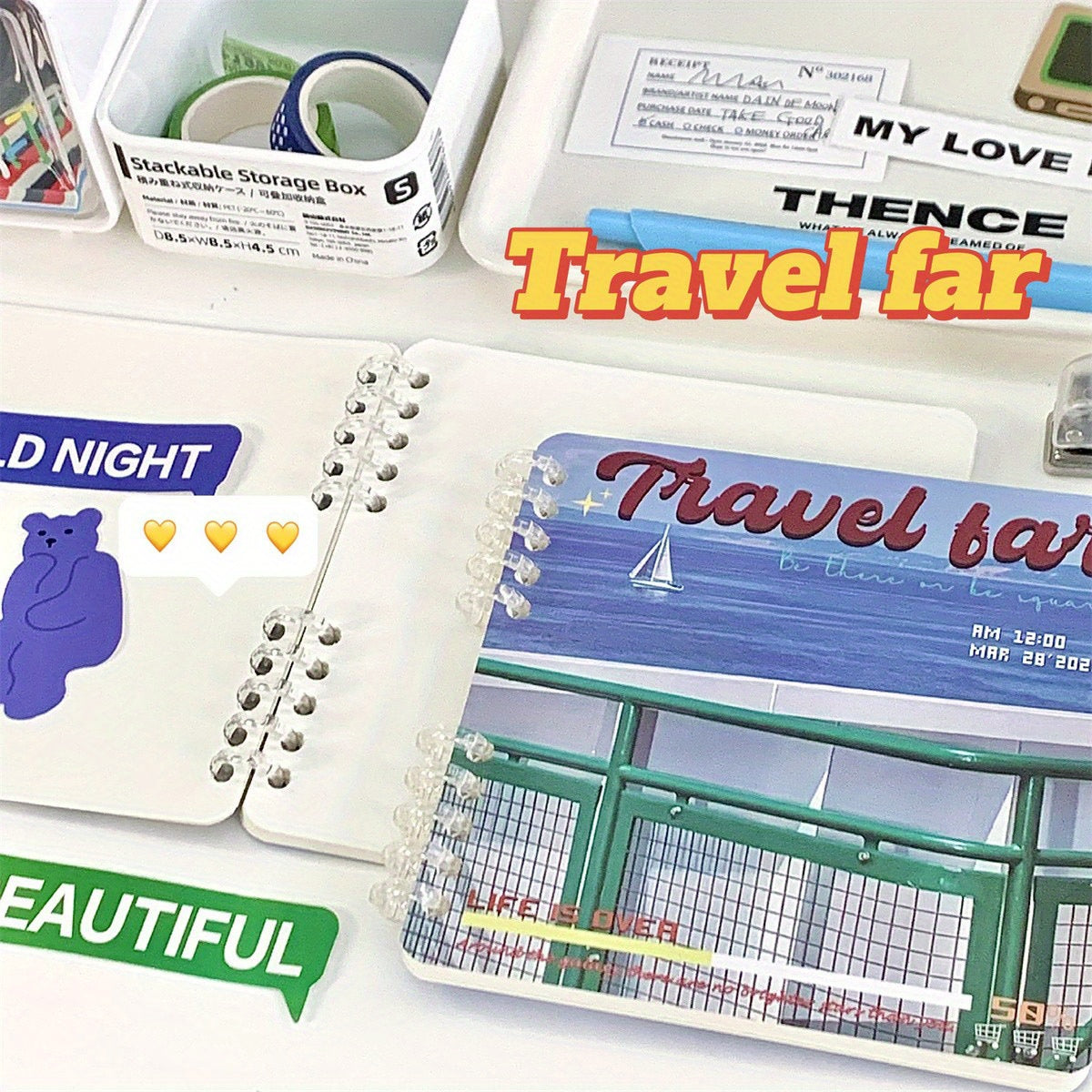 American Square Loose leaf Notebook for Students