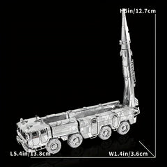 Missile Vehicle 3D Metal Puzzle Toy DIY Assembly Model