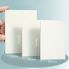 50 Sheets Waterproof Transparent Sticky Notes Self Adhesive for School & Office