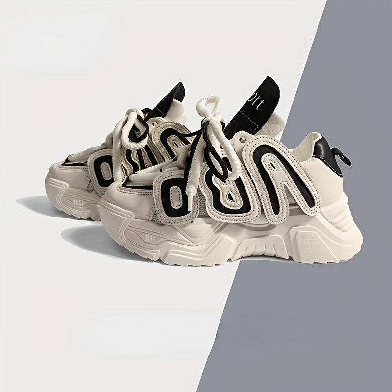 Women's Creative Skate Shoes Casual Mesh Breathable Running Shoes