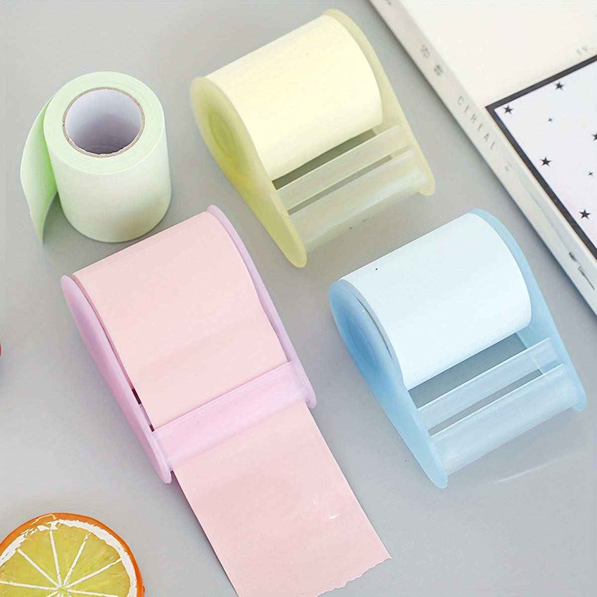 Detachable Sticky Note Box with Paper Core for Office and Home Use