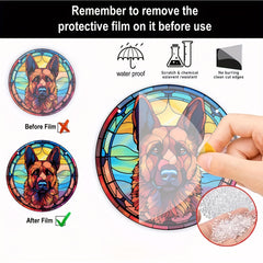 Pet Dog Window Hanging Ornament Suncatcher Decoration