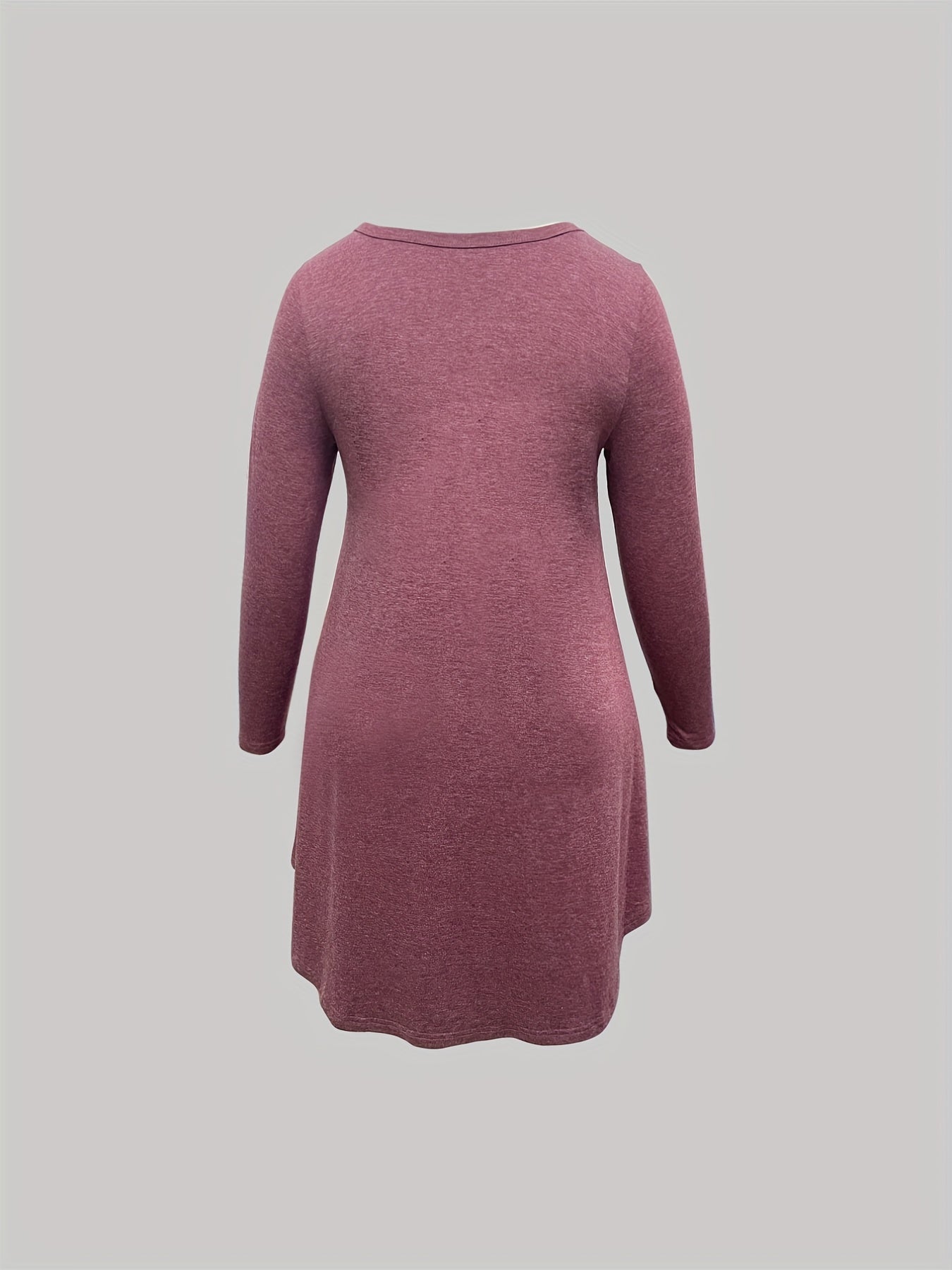  Cat Print Long Sleeve Sleep Dress