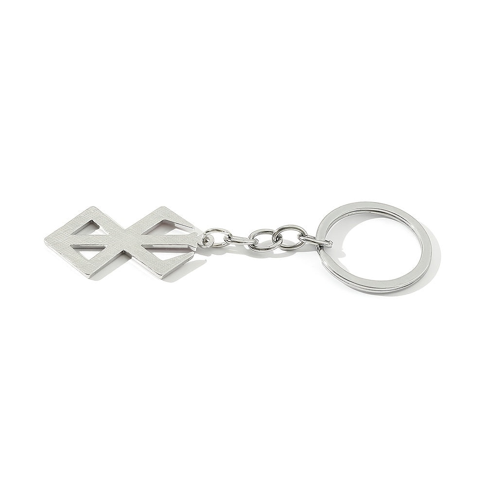 Berserk Rune Charm Keychain Guts Pendant Blood Red Anime Cosplay Prop Jewelry