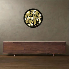 Children's Room Decoration Wall Clock LED Creative Lamp Retro Wooden Sign