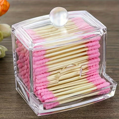 Cotton Swab Cotton Pad Holder Bathroom Storage Box