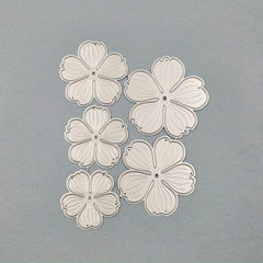 3D Flower Metal Cutting Dies Rose Flower Die Cuts Stencil for Card Making