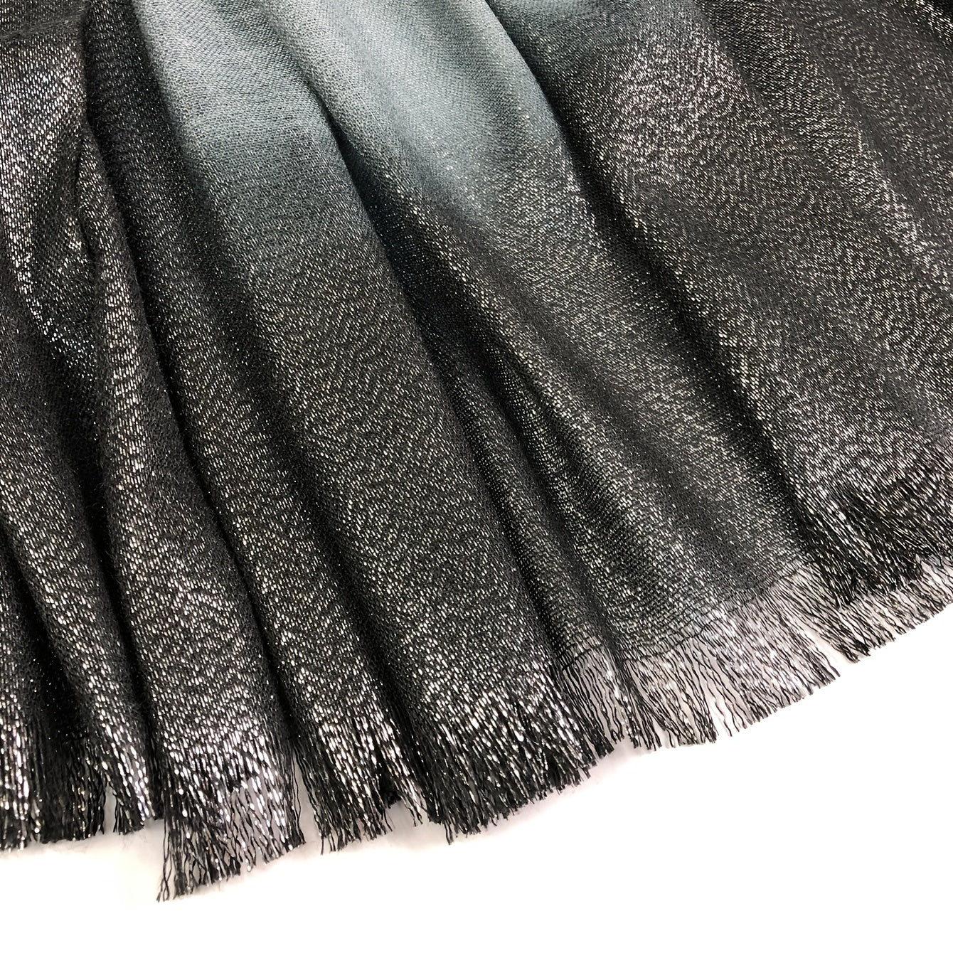 Vintage Gradient Scarf Hijab Solid Turban Warm Shawl Women Head Wrap