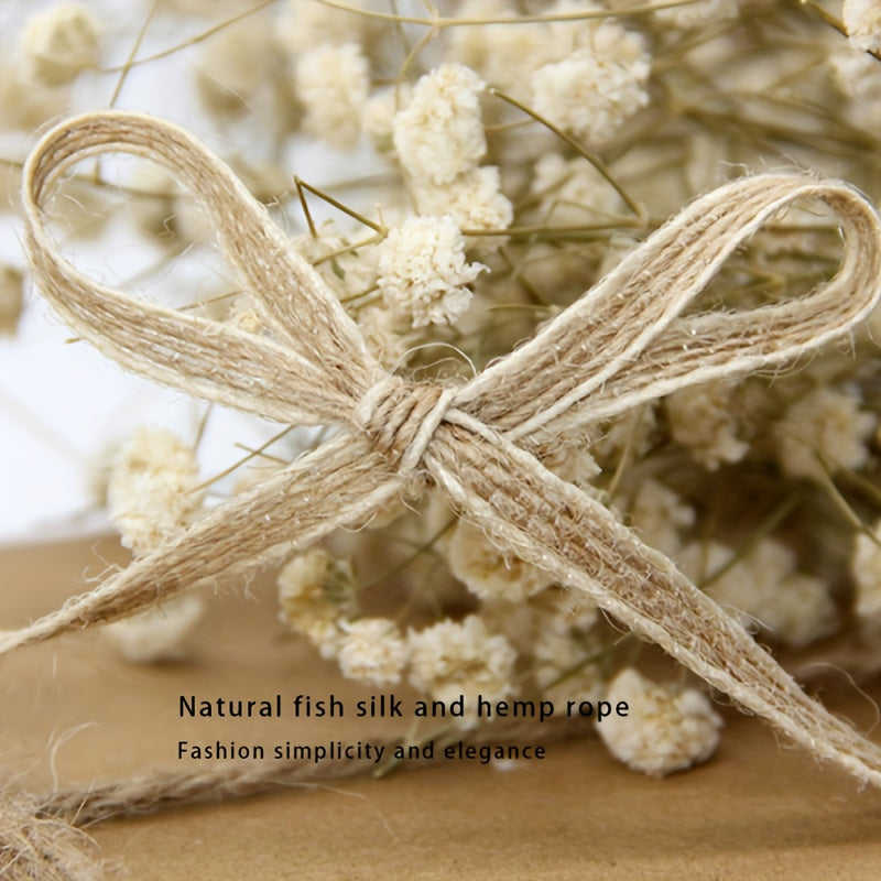 10M Jute Cord String Gift Wrapping Ribbon Bows Crafts Jute Twine Rope Burlap