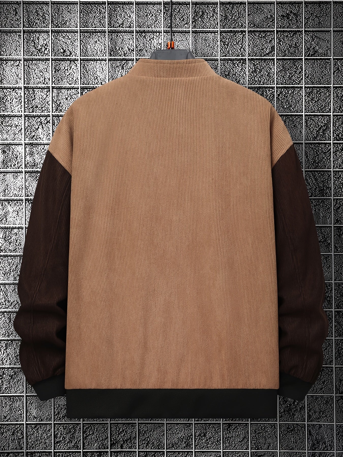 Men's Vintage Stand Collar Button Jackets for Spring & Fall