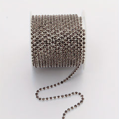 6 Pcs Claw Rhinestone Chain for DIY Nail Art, Shoes, Clothing