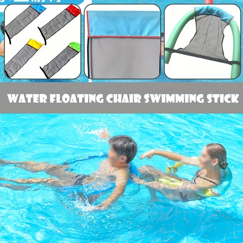Inflatable Swimming Pool Chair Net Bag Mat Water Float Lounger