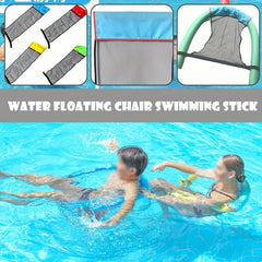 Inflatable Swimming Pool Chair Net Bag Mat Water Float Lounger