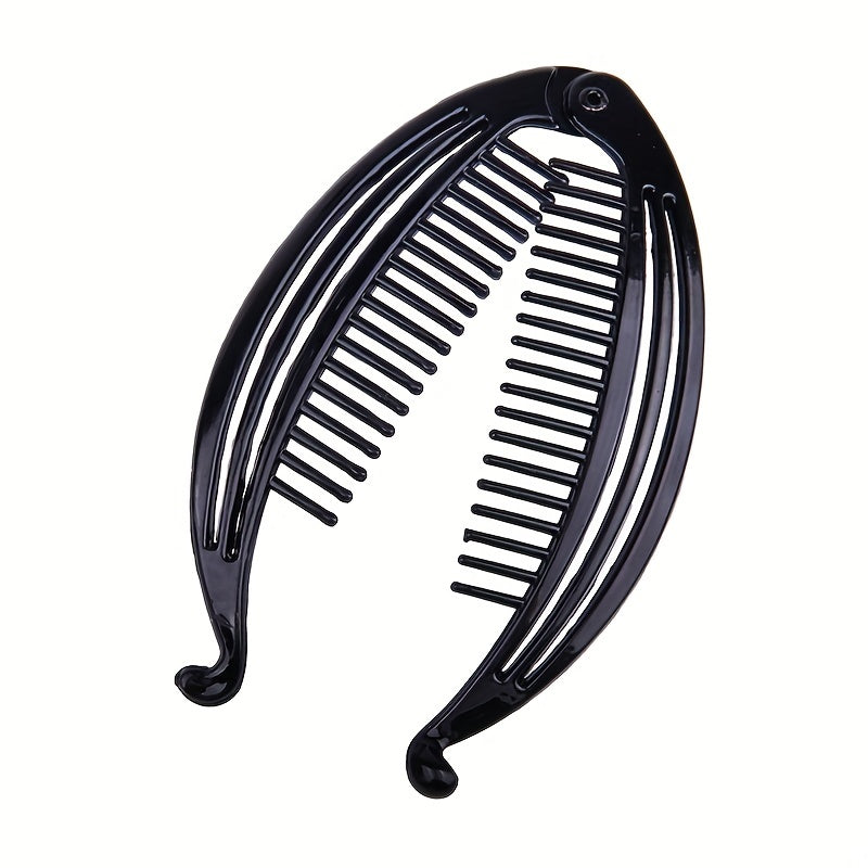 3pcs Resin Vintage Hair Claw Banana Clip
