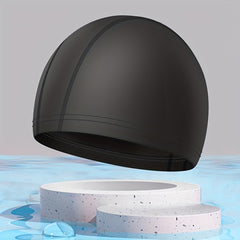 Waterproof Unisex Swim Cap Non Slip Elastic Men Women Water Sports Swimming