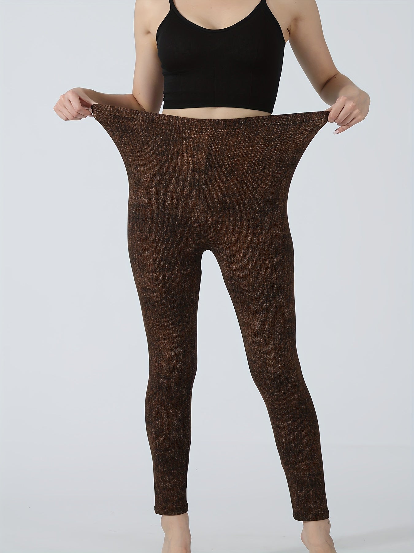 Elastic Slim Lounge Pants Womens Loungewear