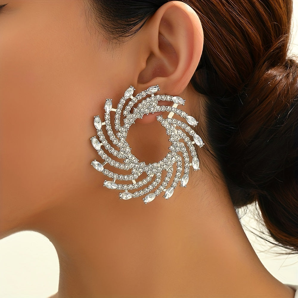 Geometric Shape Personality Earrings Ladies Jewelry Catwalk Accessories