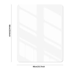 Clear Desk Pad Protector Mat - 1.5mm Thick PVC - Oilproof, Waterproof