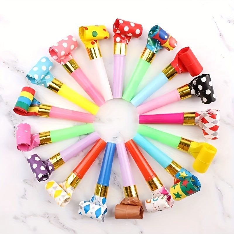 24pcs Party Blowers Fun Noisemakers For Birthday Parties