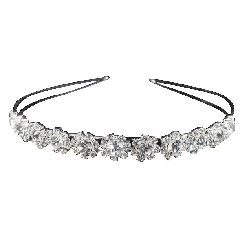 Sparkly Crystal Headband Crown Hair Accessories for Women Girls