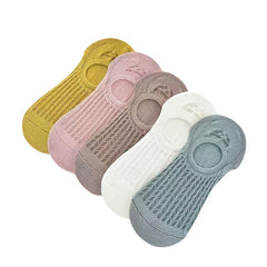5 Pairs Women's Low Cut Ankle Socks Soft & Lightweight Solid Colors