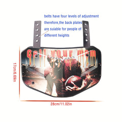 Football Back Plate with Vents Low Back Pad