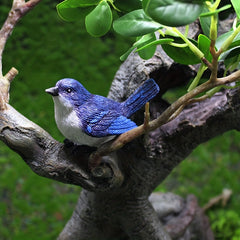 5pcs Bird & Nest Ornaments DIY Indoor Outdoor Garden Decoration