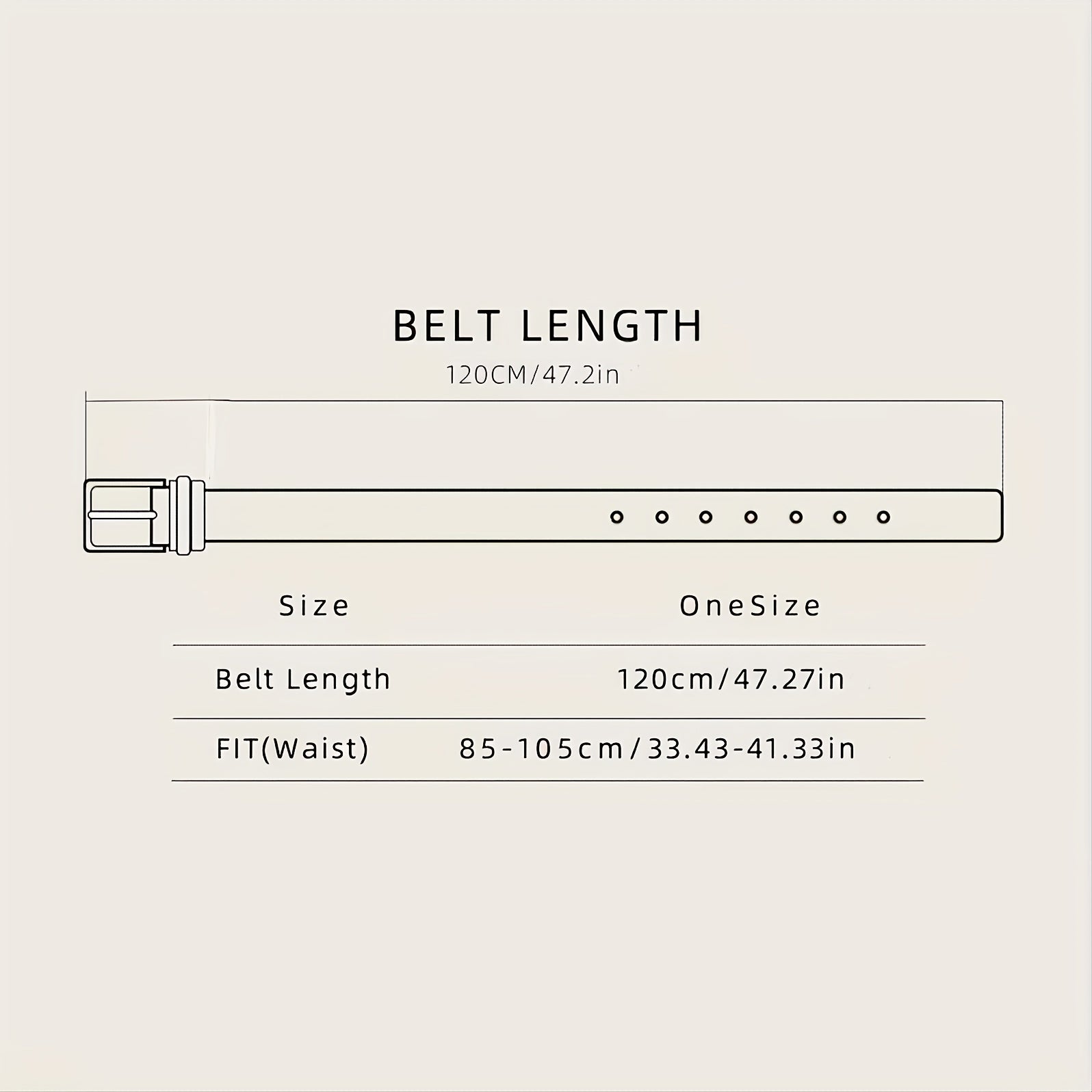 Brown Gradient Men's Casual Belt With Large Circle Ring