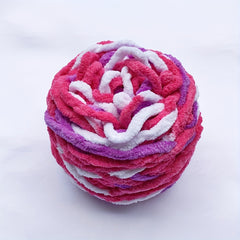 Colored Chenille Knitting Yarn Ice Strip Thread DIY Scarf Thick Hand Woven